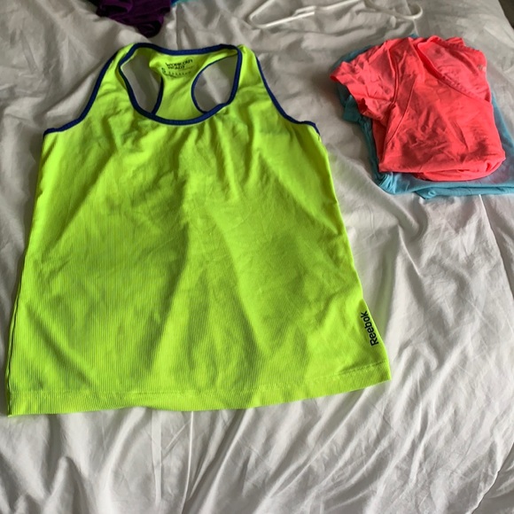 THREE REEBOK WORKOUT SHIRTS - Picture 2 of 4